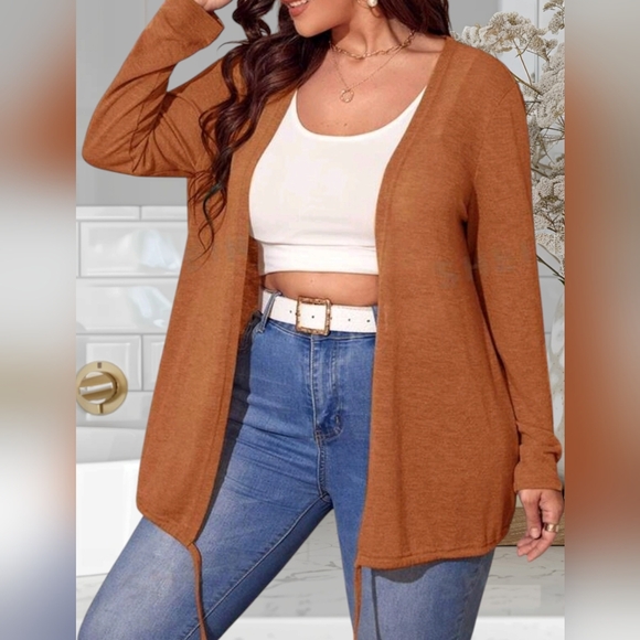 Drawstring Cardigan - Picture 1 of 3